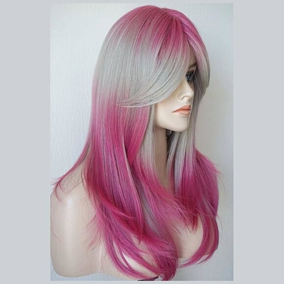 Long Layered Synthetic Wigs for Women Blonde Red - Picture 4 of 5